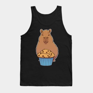 Capybara Chocolate Chip Muffin Tank Top